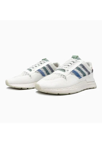 Белые демисезонные кроссовки мужские adidas zx rm, white адидас зх рм вайт белые No Brand