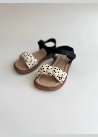 Босоніжки в горошок на липучці No Brand (346124514)