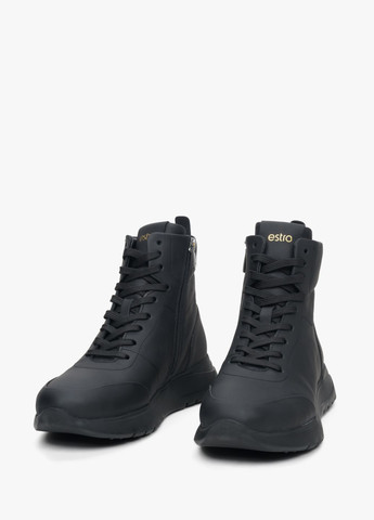 Осенние ботинки, цвет черный Estro