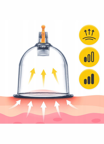 Вакуумні масажні банки для тіла (китайські/атницелюлітні банки) 24 шт з помпою () 4FIZJO P-5907739319913 (346534257)