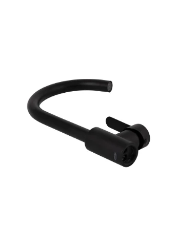 Змішувач для кухні Pure 015F U-подібний Black Matt BRIPUR015FBLM Brinex (396804612)