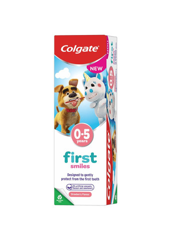 Детская зубная паста First Smiles для детей 0-5 лет 50 мл Colgate 8718951610583 (328393664)