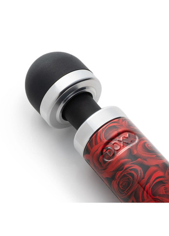 Вібромасажер Die Cast 3 ROSE PATTERN дуже потужний живлення 220 В металевий корпус вібратор Doxy (298349668)