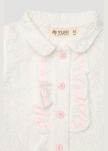 Белая блузка Yuki летняя