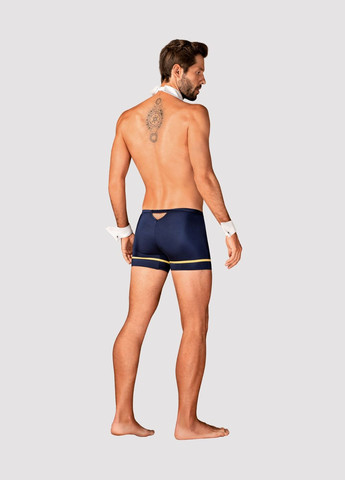 Эротический костюм пилота Pilotman set 2XL/3XL, боксеры, манжеты, воротник с галстуком, оч Obsessive (297393819)