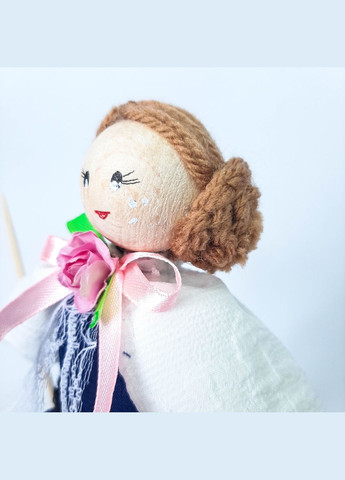 Кукла учитель хендмейд декоративный сувенир подарок учителям и воспитателям работницам образовательной сферы No Brand Вчителька (306459817)