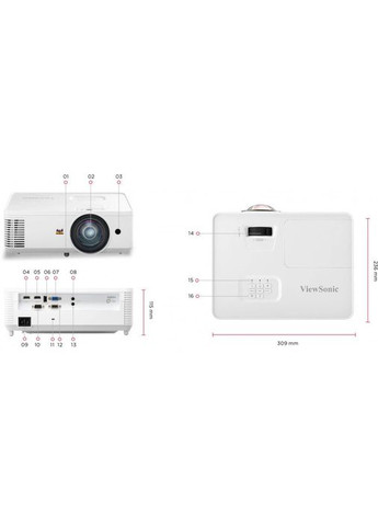 Проєктор PS502W (VS19345) ViewSonic (323109458)