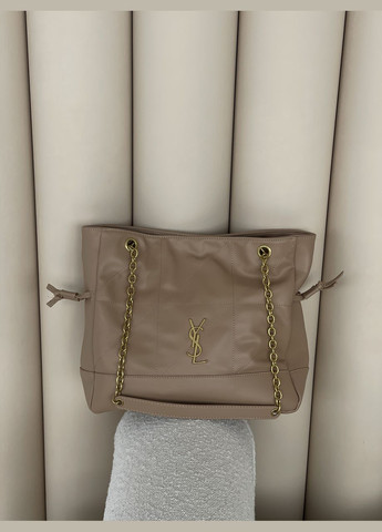 Сумка жіноча Jamie in Leather бежевий шопер No Brand (322464783)