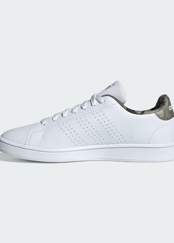 Белые всесезонные кроссовки advantage base adidas