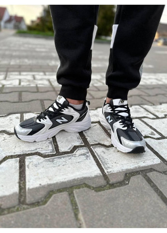 КРОСІВКИ ЖІНОЧІ NEW BALANCE 530 SILVER BLACK НЬЮ БЕЛАНС 530 No Brand чорні демісезони (367169540)