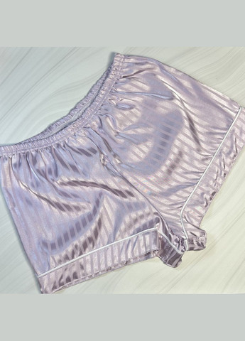 Светло-розовая легкая женская пижама с коротким рукавом и шортами. No Brand