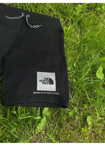 Чоловічі шорти флісові чорного кольору теплі осінні USA No Brand (366569918)