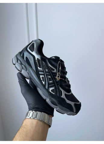 Черные демисезонные кроссовки мужские asics gel-nyc gore-tex black gray | асикс гель-нюк черные серые No Brand