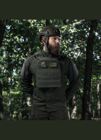 Бронежилет 3 уровня NIJ (M.V.P.). Вес 3.3 кг. Полиэтиленовые плиты PGD-LW+ SAPI 1.5 кг. Олива Ukrarmor (333721892)