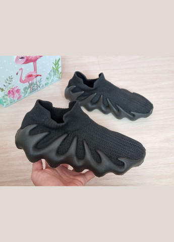 Чорні літні кросівки текстильні чорні легкі (24 см) sp-2770 No Brand