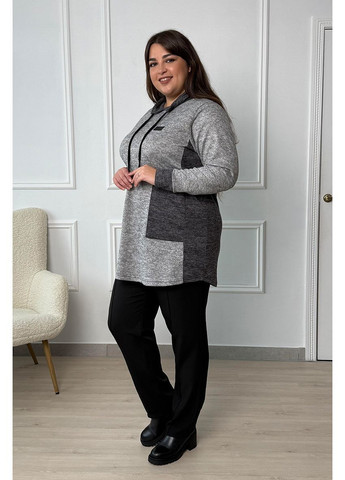 Туніка жіноча трикотаж з кишенями напівспортивний стиль No Brand 1292 (365824891)