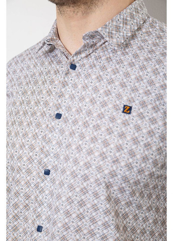 Сорочка чоловіча з коротким рукавом, колір бузковий, 214R6917-15 Ager (373031734)