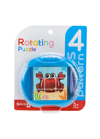Головоломка вращающиеся кубики-пазл для сборки картинки Solen Toys, в ассортименте - No Brand 5588-9 (371924852)