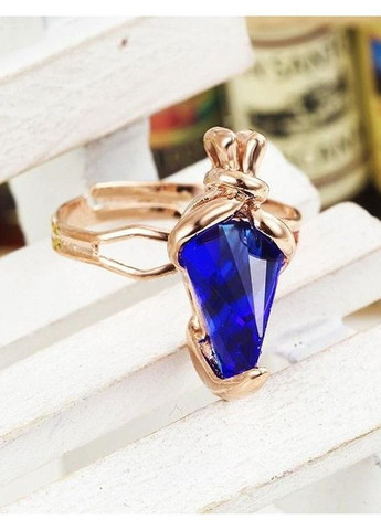 Набір кулон на ланцюгу, сережки і кільце з кристалами, 9625 Fashion Jewelry (366891458)