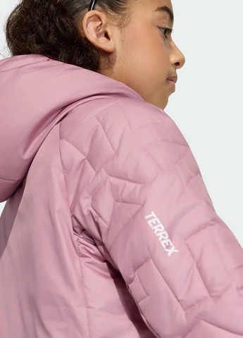 Фиолетовая демисезонная куртка terrex kids xperior climawarm padded adidas