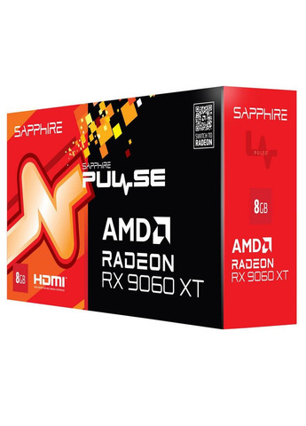 Відеокарта AMD PULSE RX 9060 XT GAMING OC 8GB Sapphire (372465598)