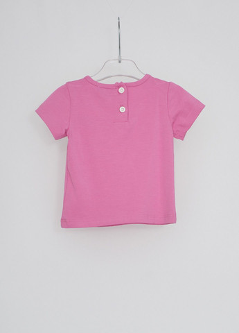 Розовая летняя футболка оранжевый Marasil