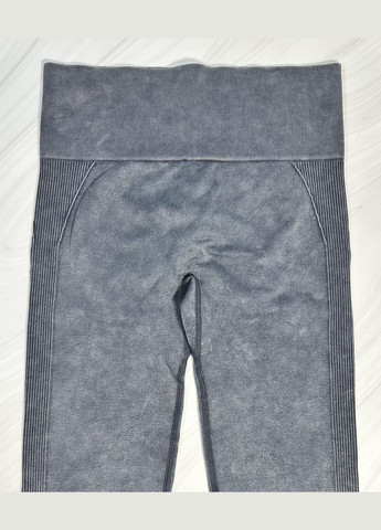 Уцінка. Незначний дефект - деталі в описі. Легінси для фітнесу, залу з ефектом пуш-ап - імітація джинсу No Brand (325876035)