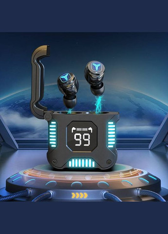 Бездротові навушники M58, з'єднання по Bluetooth 5.3, з мікрофоном, з дисплеєм No Brand (315719947)