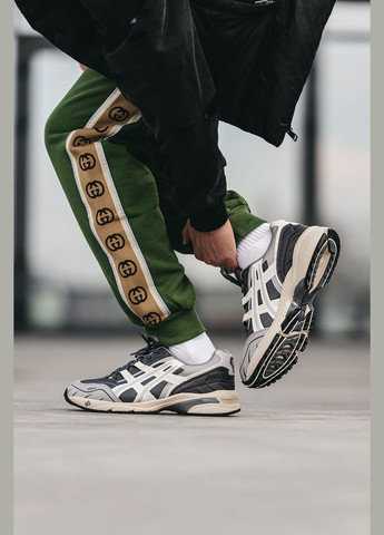 Сірі Осінні кросівки чоловічі і жіночі asics gel-1090 grey | асікс гель-1090 сірі No Brand