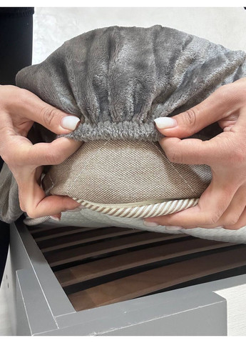 Велюровая простыня на резинке 160*200см Vishnya (372113107)