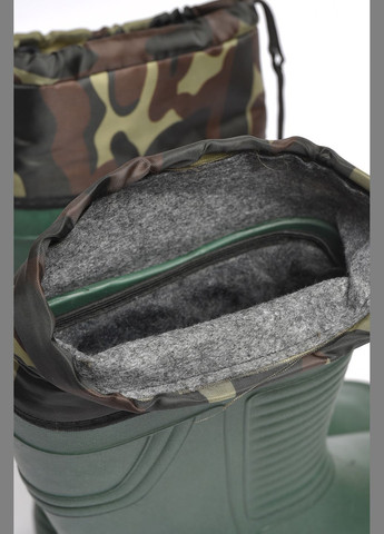 Чоботи чоловічі піна зі з`ємною шкарпеткою кольору хакі Let's Shop (302661377)