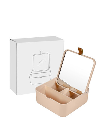 Зеркало-ящик косметическое настольное (2169) No Brand (367987362)