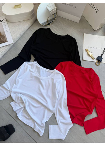 Жіночий базовий лонгслів із віскози Україна (351480404)