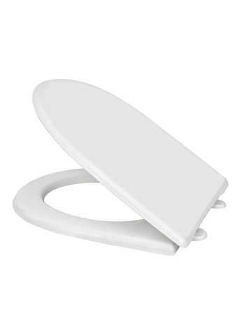 Сидіння для унітаза з кришкою і пластиковим кріпленням СП‑3, 355×428 мм SoloPlast (340286084)