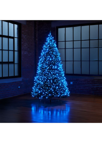 Новогодняя гирлянда Хвойная лапа 100 м 3000 LED белый провод Синее сияние D3000L100MWBL Garlando (367842982)