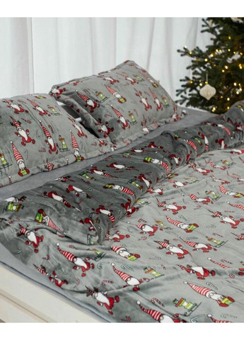 Постельное белье плюшевое полуторное Home 20738 160х215 см DUSHKA (336327696)