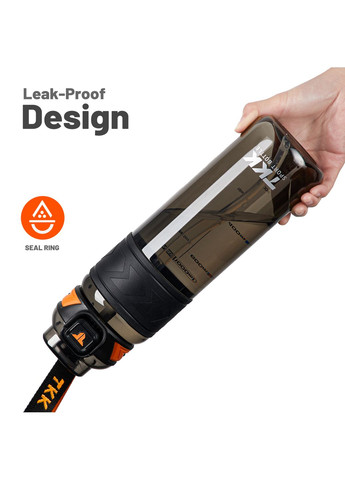 Бутылка для води 1020 Оранжевый с черным 850мл Tritan TKK 1020g (304255208)