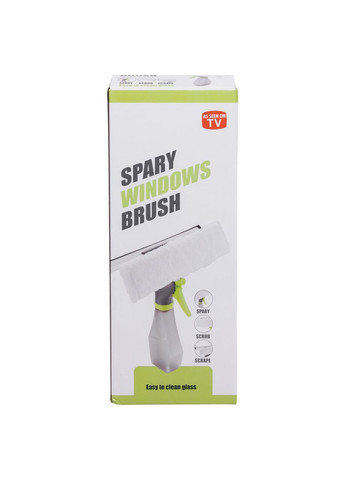 Щетка для мытья окон с распылителем и скребком для стекол микрофибра для уборки и чистки ProDobro (364190255)