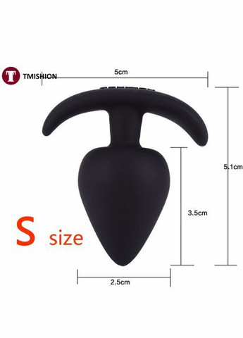 Анальна пробка силіконова Plump Plug by Tmishion велика L Focus (303907029)