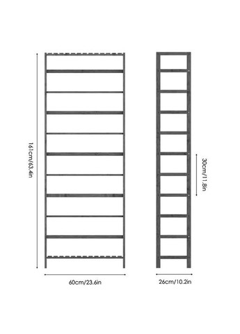 Етажерка для ванної з дерева Даманхур маренго (ВЖТ-001919) No Brand (328210391)