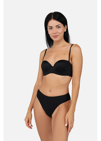 Чорний бюстгальтер балконет жіночий колір чорний cb-00278907 No Brand поліестер