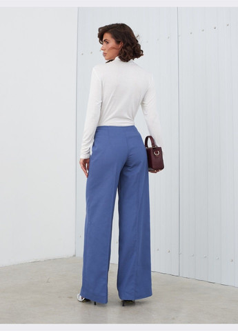 широкі штани із синього джинсу зі стрілками Dressa (304610250)