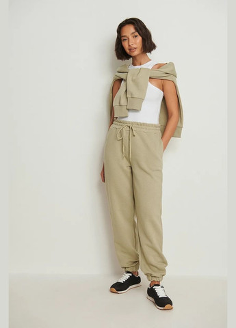 Худи флис,бледно-оливковый, NA-KD (262975160)