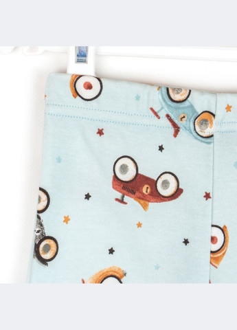 Голубая всесезон пижама детская на манжетах с машинками racing cars голубой dexter's