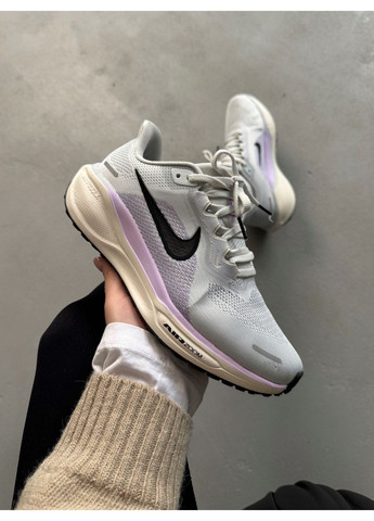 КРОСІВКИ ЖІНОЧІ NIKE AIR ZOOM PEGASUS GREY / VIOLET НАЙК АІР ЗУМ ПЕГАСУС No Brand сірі демісезони (367175981)