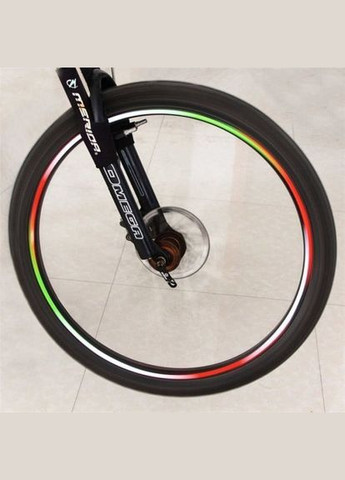 Велосипедные светоотражающие наклейки на обода колес, красные No Brand (316473018)