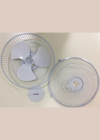 Настольный бытовой вентилятор 30 Вт с решеткой белый (2104618540) Domotec MS-1624 (331605211)