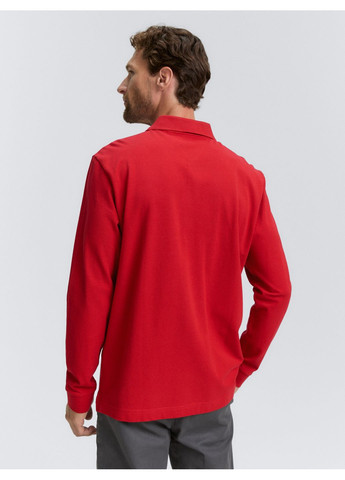 Лонгслів-поло Tom Tailor червоний