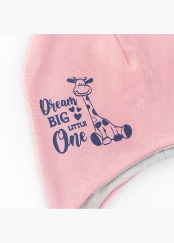 Шапочка для девочки двухслойная Жирафик 44 dexter's (365578911)