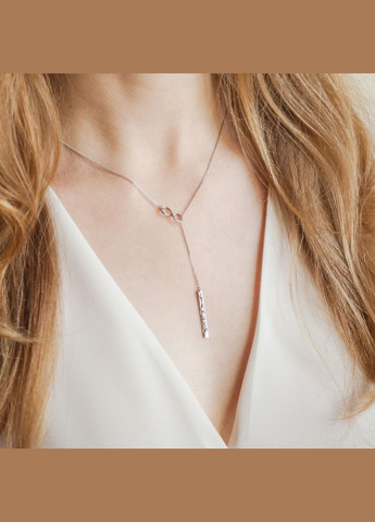 Колье серебряное протяжка ТАНЦУЙ без камней No Brand (354721918)